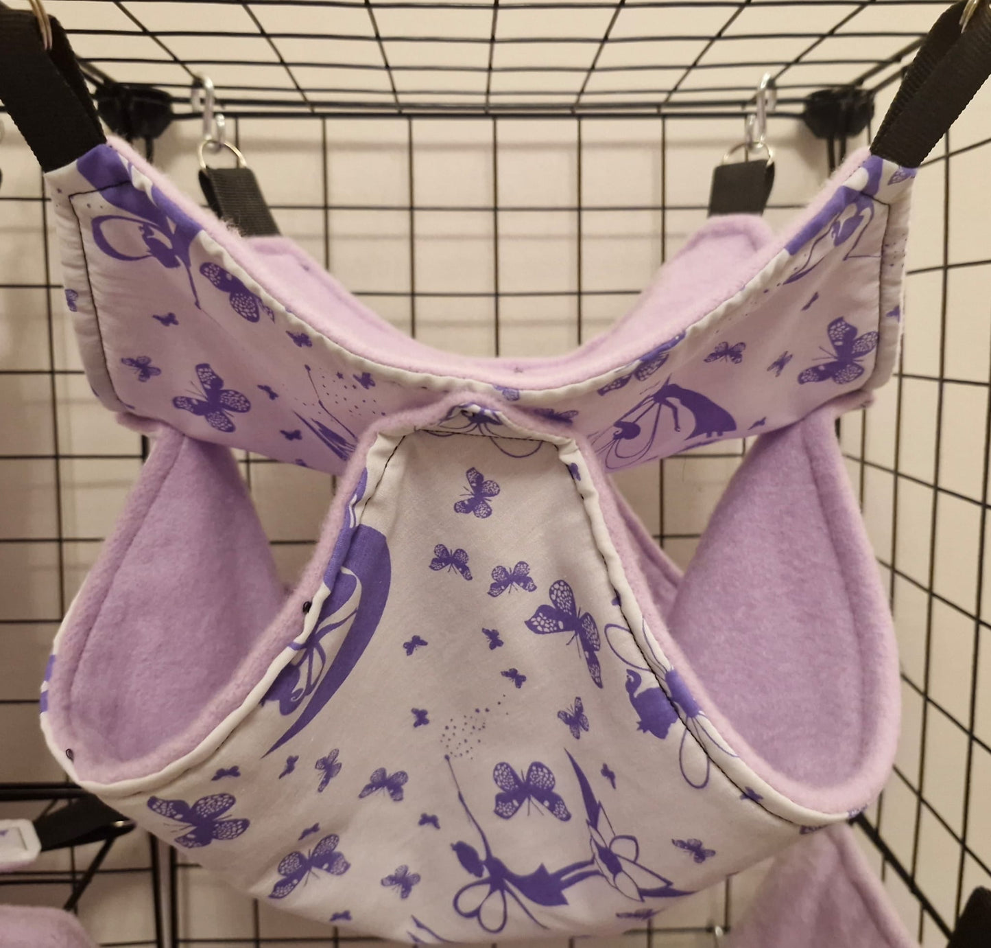 Mischief Made fleece lined double hammock - Lilac Fairy