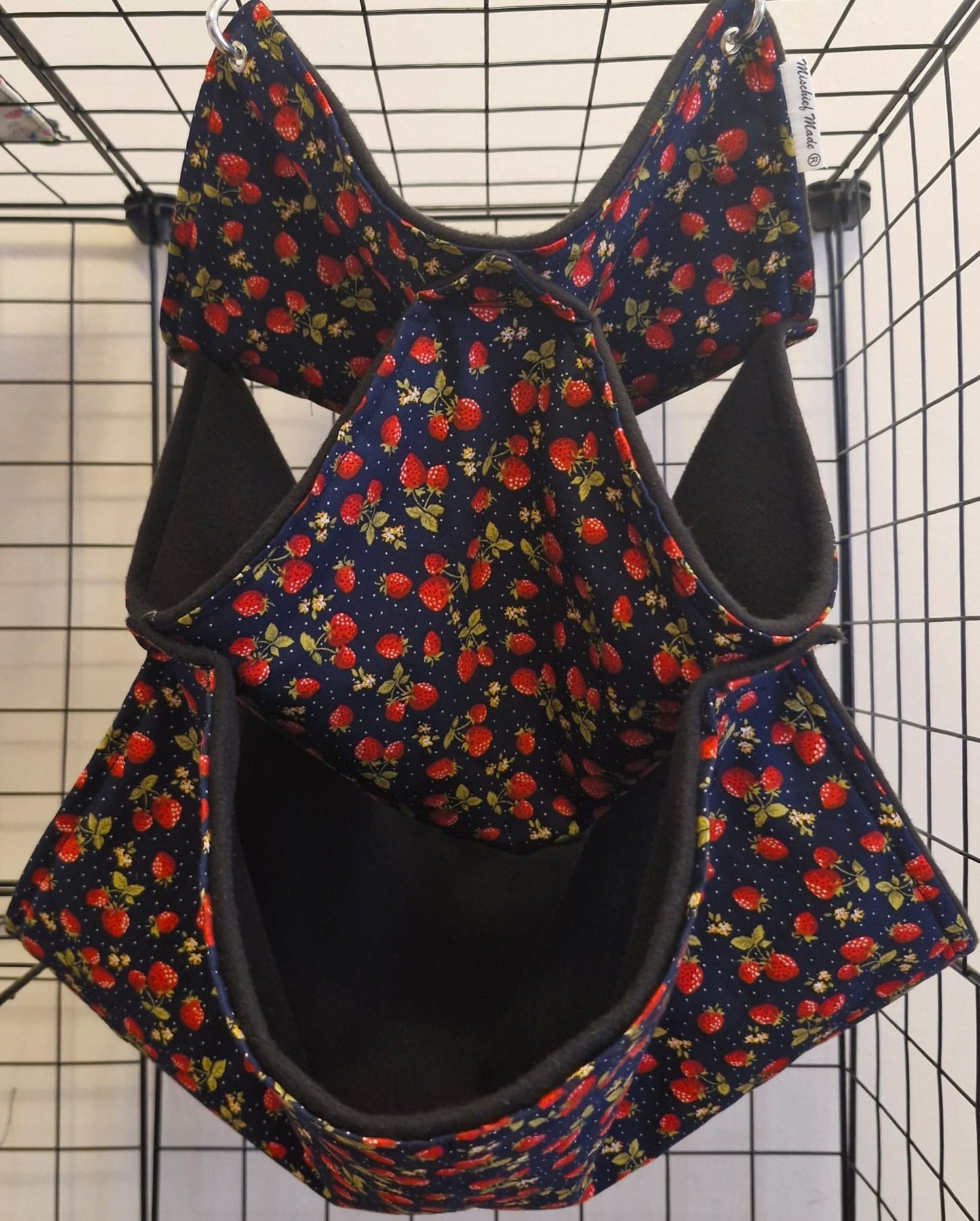 Mischief Made Triple Hammock - Leafy Strawberries