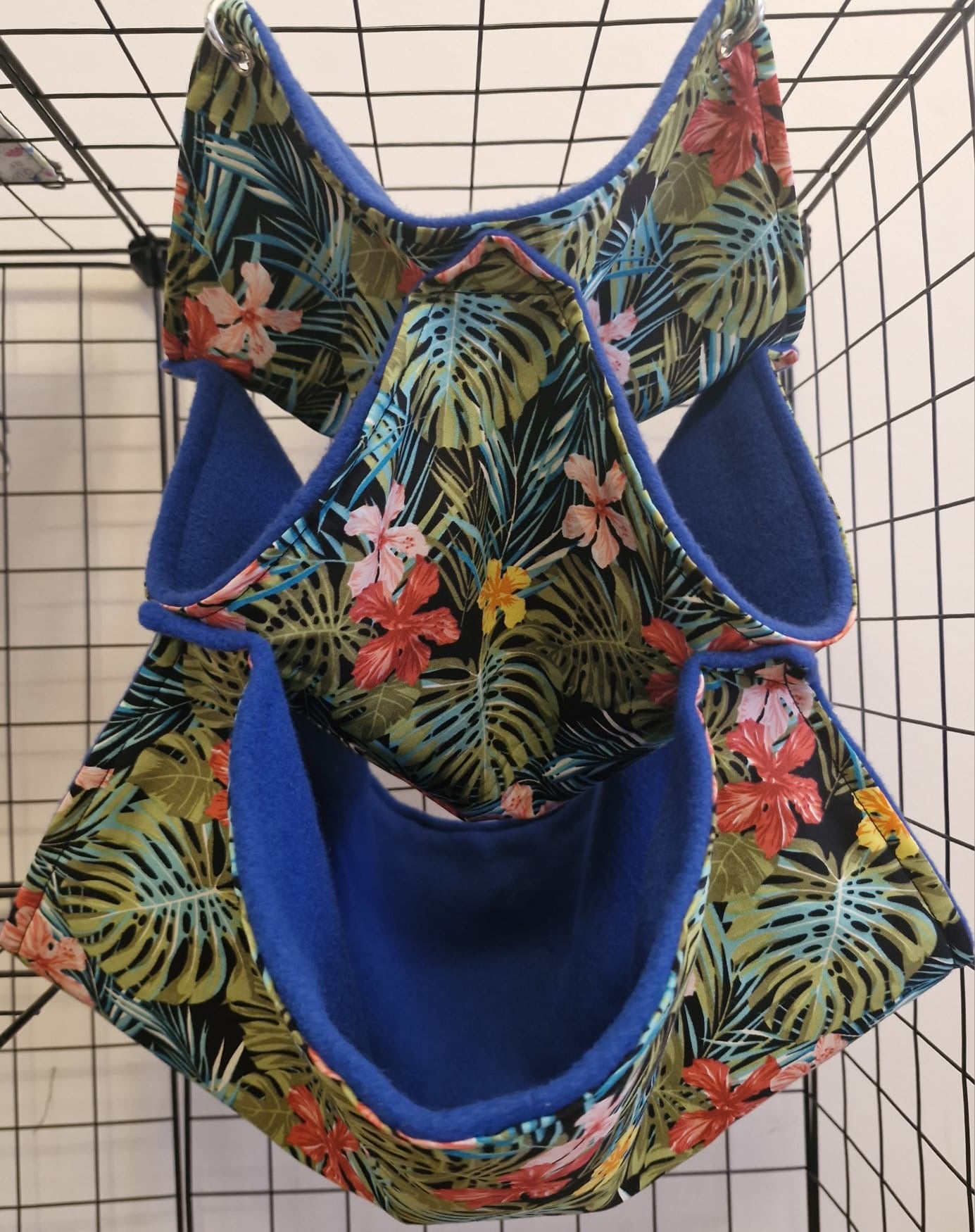 Mischief Made Triple Hammock - Tropical Flowers