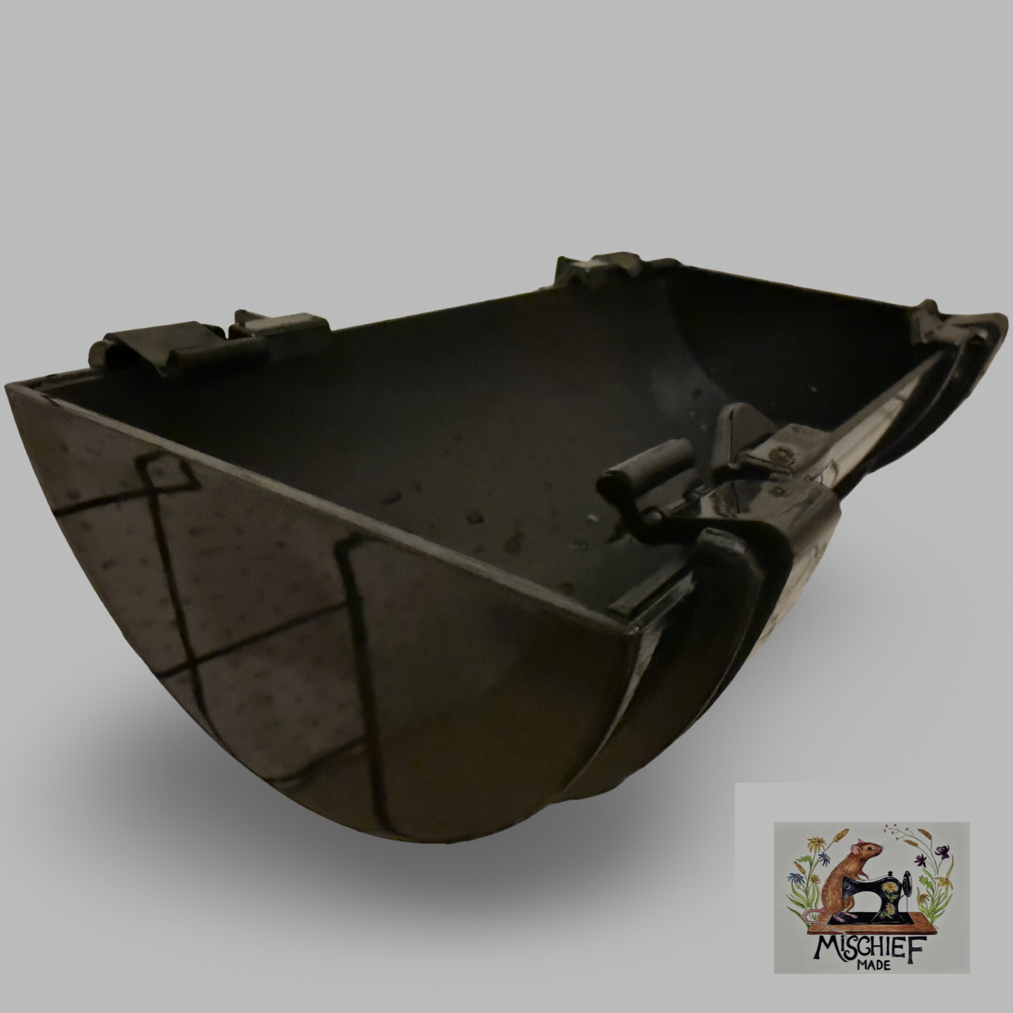 Mischief Made fishing water trough cage enrichment accessory