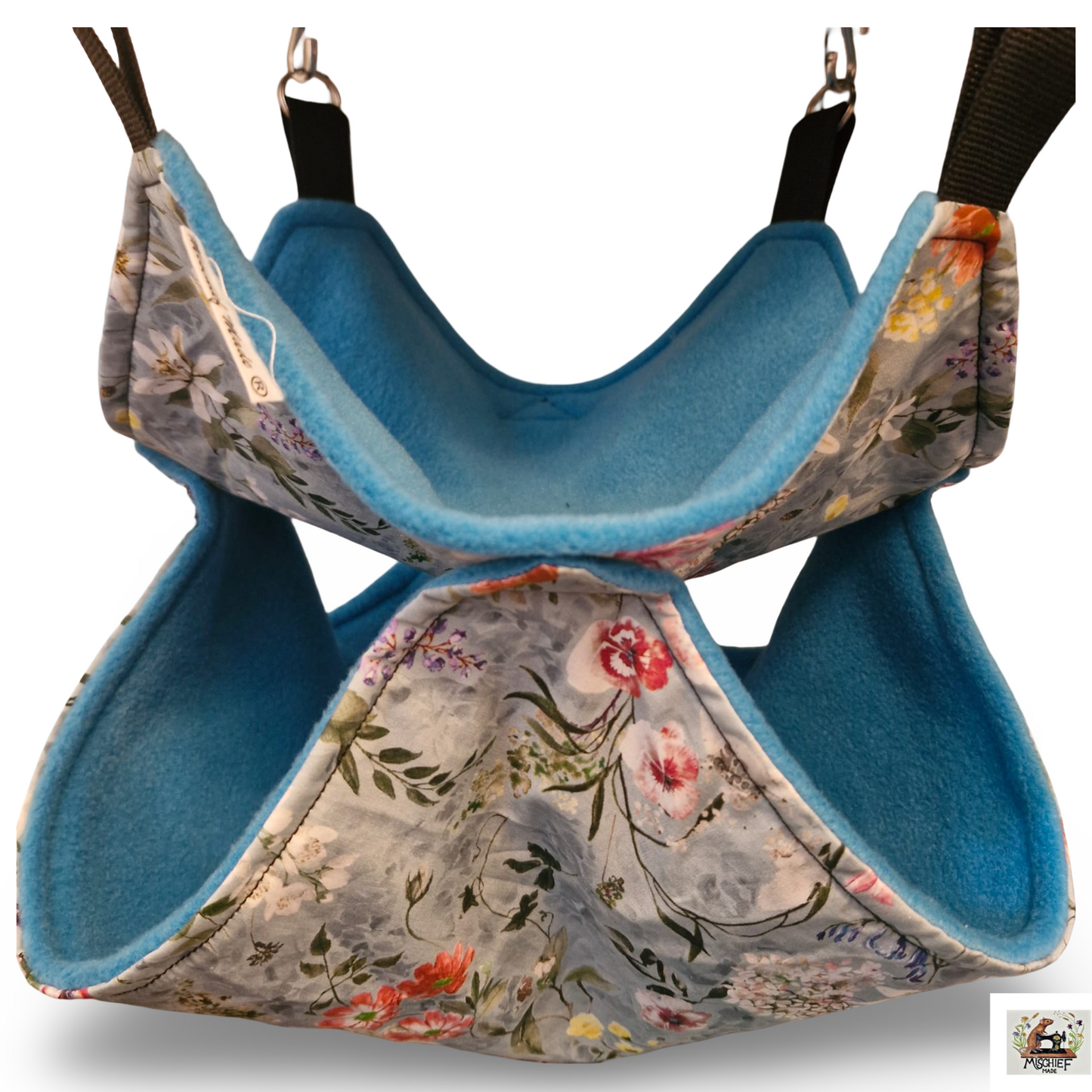 9 piece fleece lined rodent hammock set for rats ferrets chinchillas Duckegg