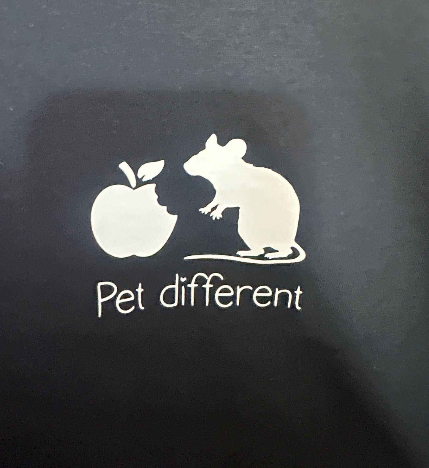 Mischief Made Short Sleeve T-Shirt with "Pet Different" Apple Think Different parody
