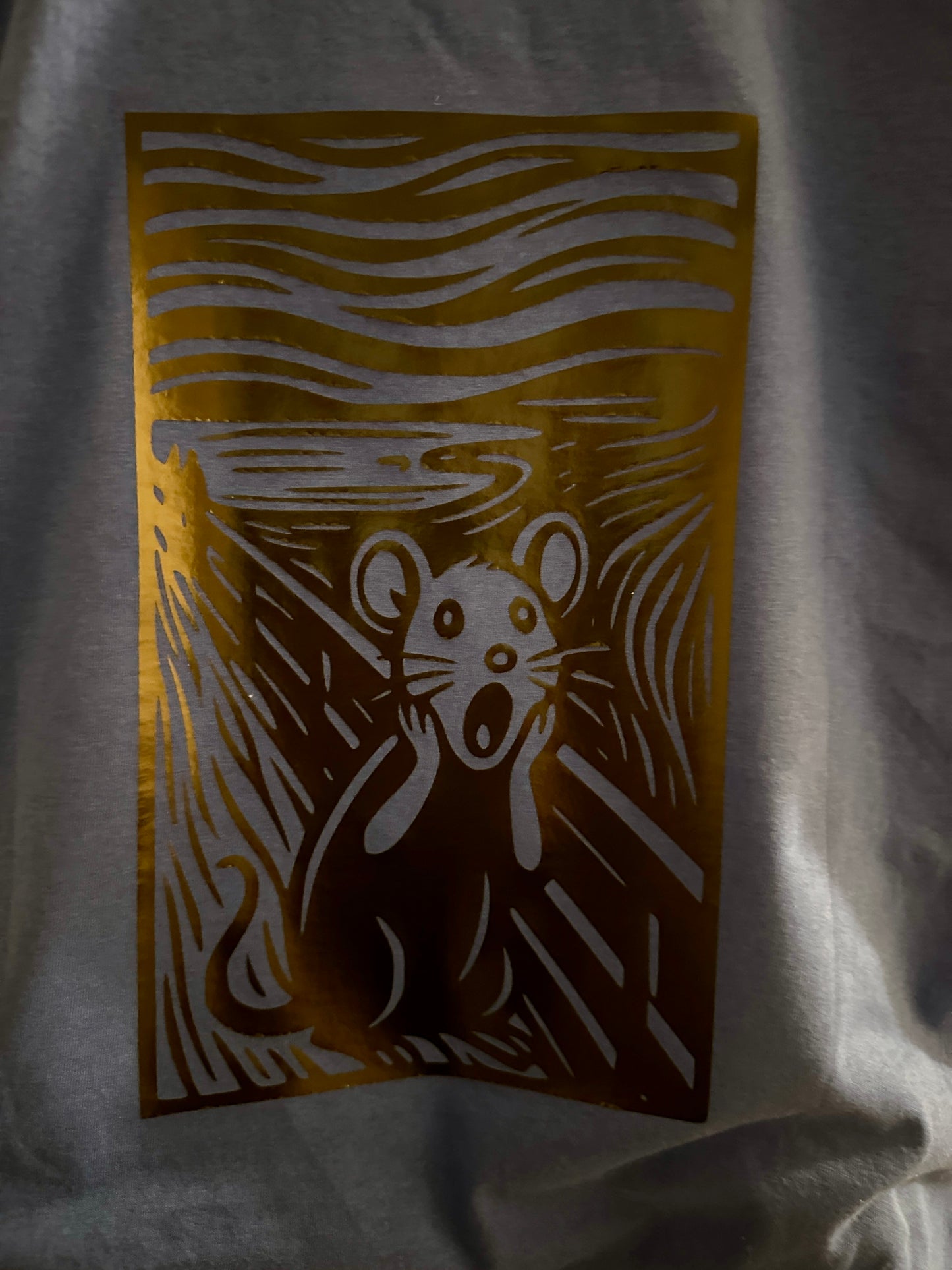 Mischief Made Short Sleeve T-Shirt with "The Squeak" Scream parody
