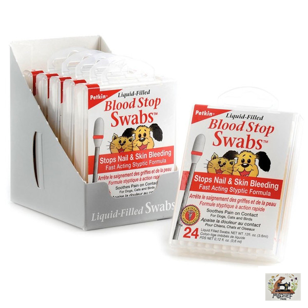 Petkin Pet Blood Stop Swabs (Pack of 24)
