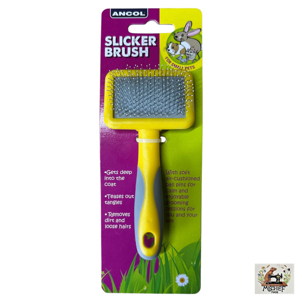 Ancol Slicker Brush for small animals