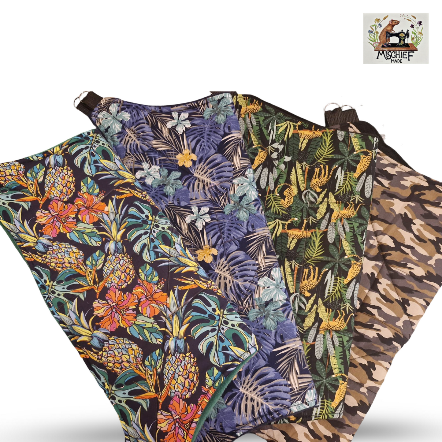 XL single saddle hammock, quilted and padded