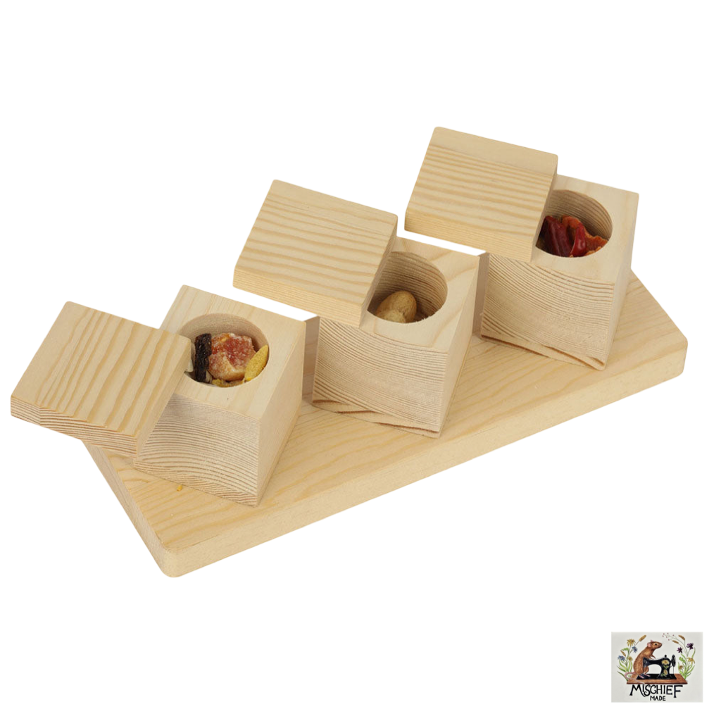 Snack hide foraging toy