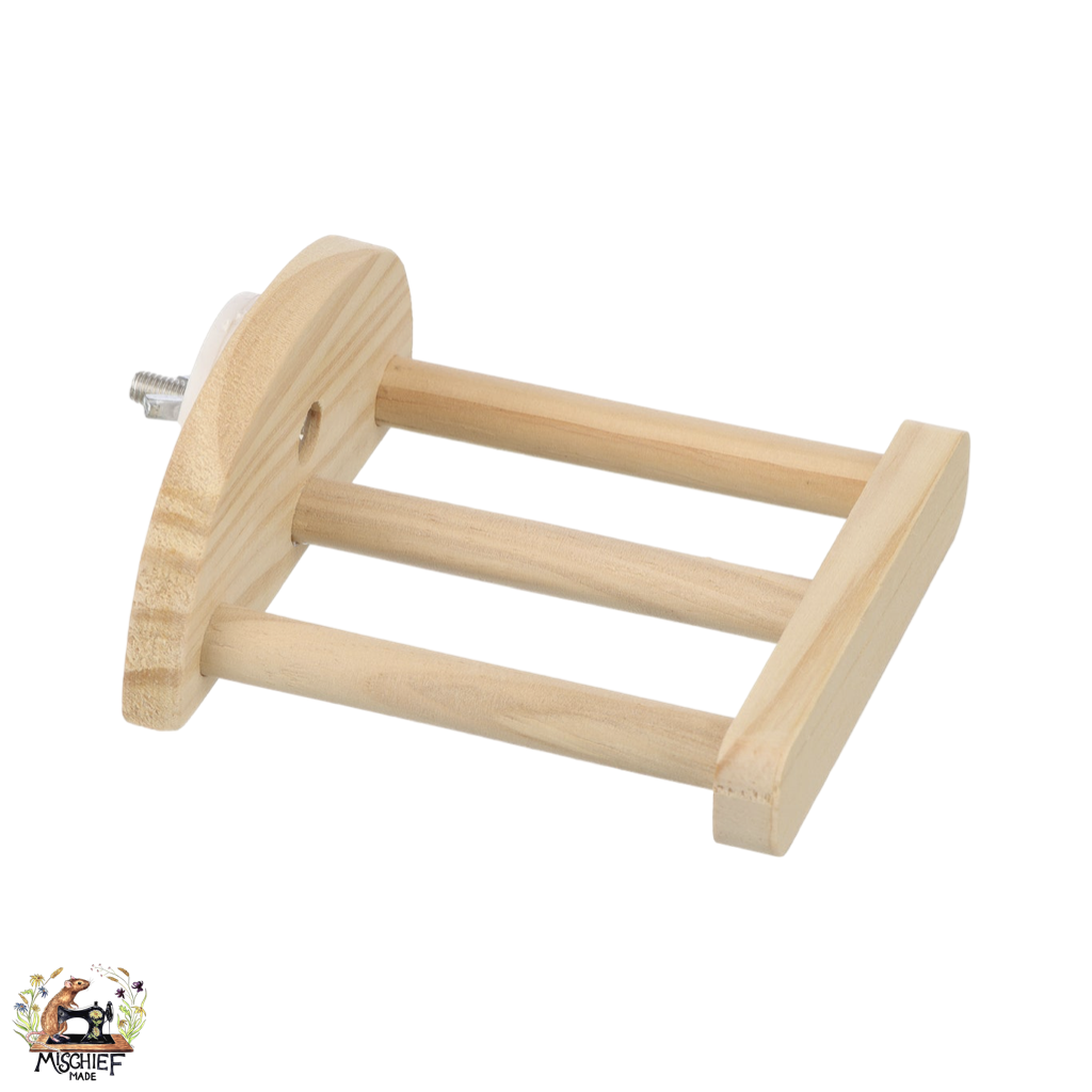 Step ladder ledge climbing enrichment aid