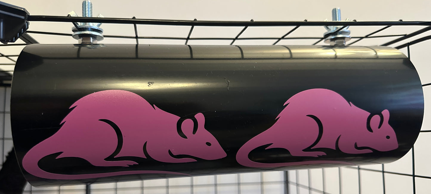 Mischief Made Tunnel with rat-tastic print