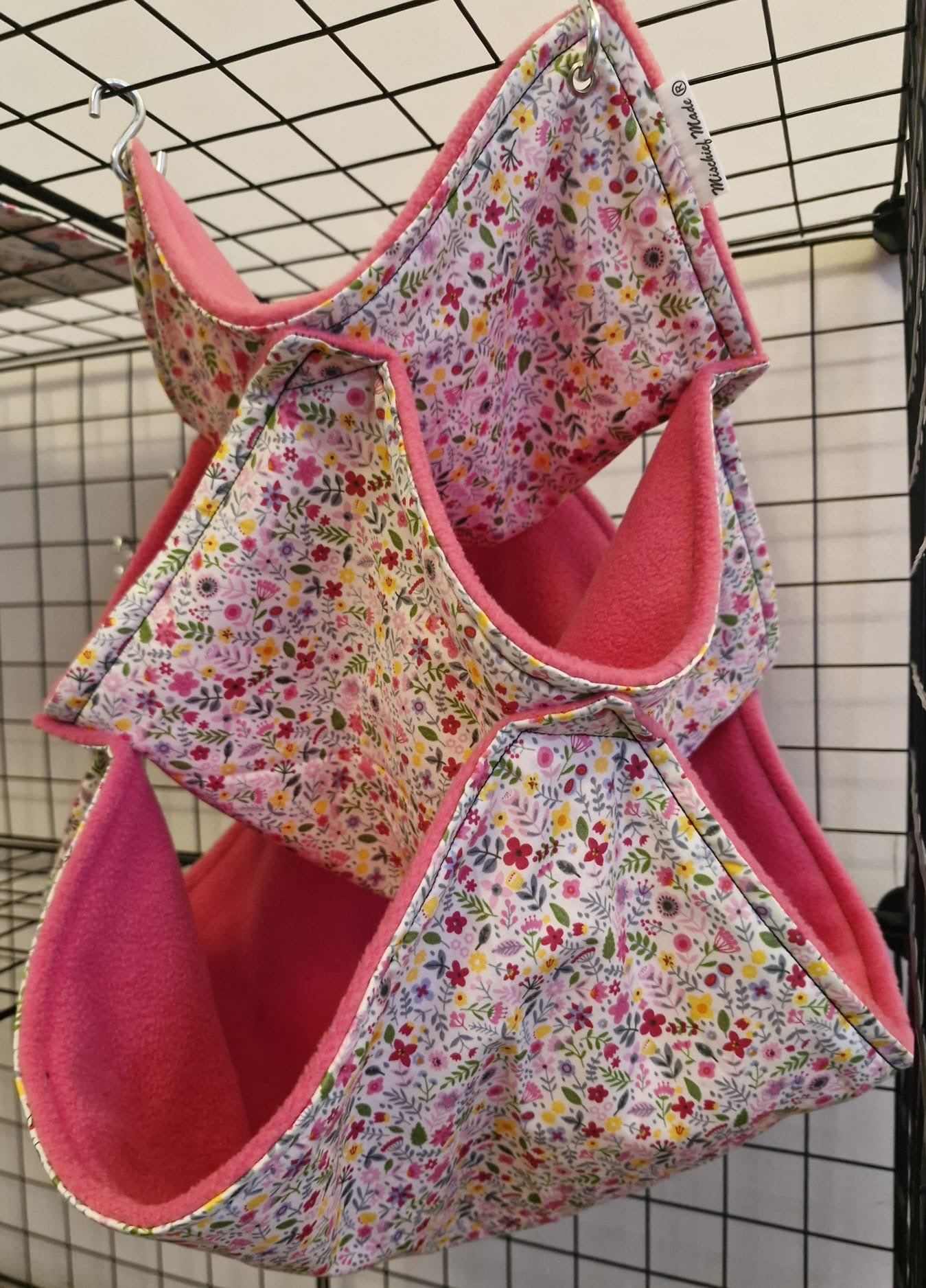 Mischief Made Triple Hammock - Pink ditsy