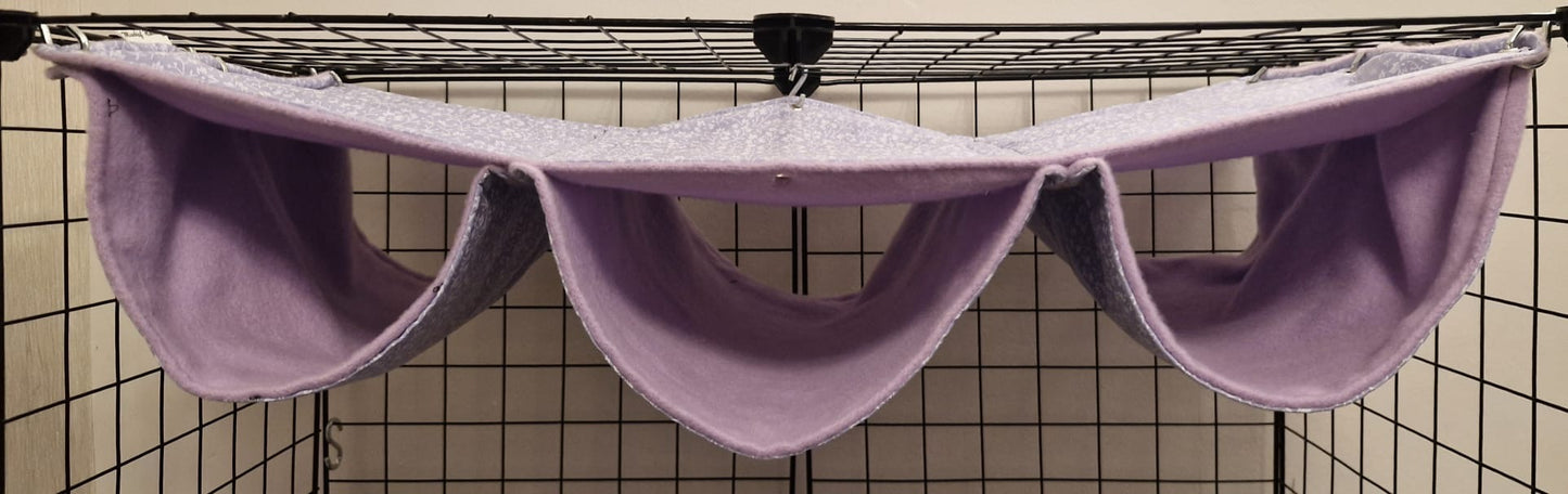 Mischief Made Triple Tube Hammock Lilac Floral