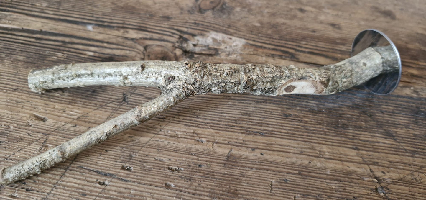 Natural rat safe wooden perch chew item