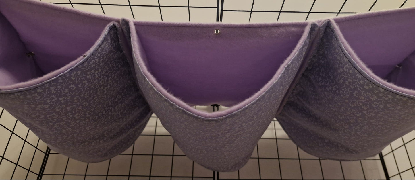 Mischief Made Triple Tube Hammock Lilac Floral