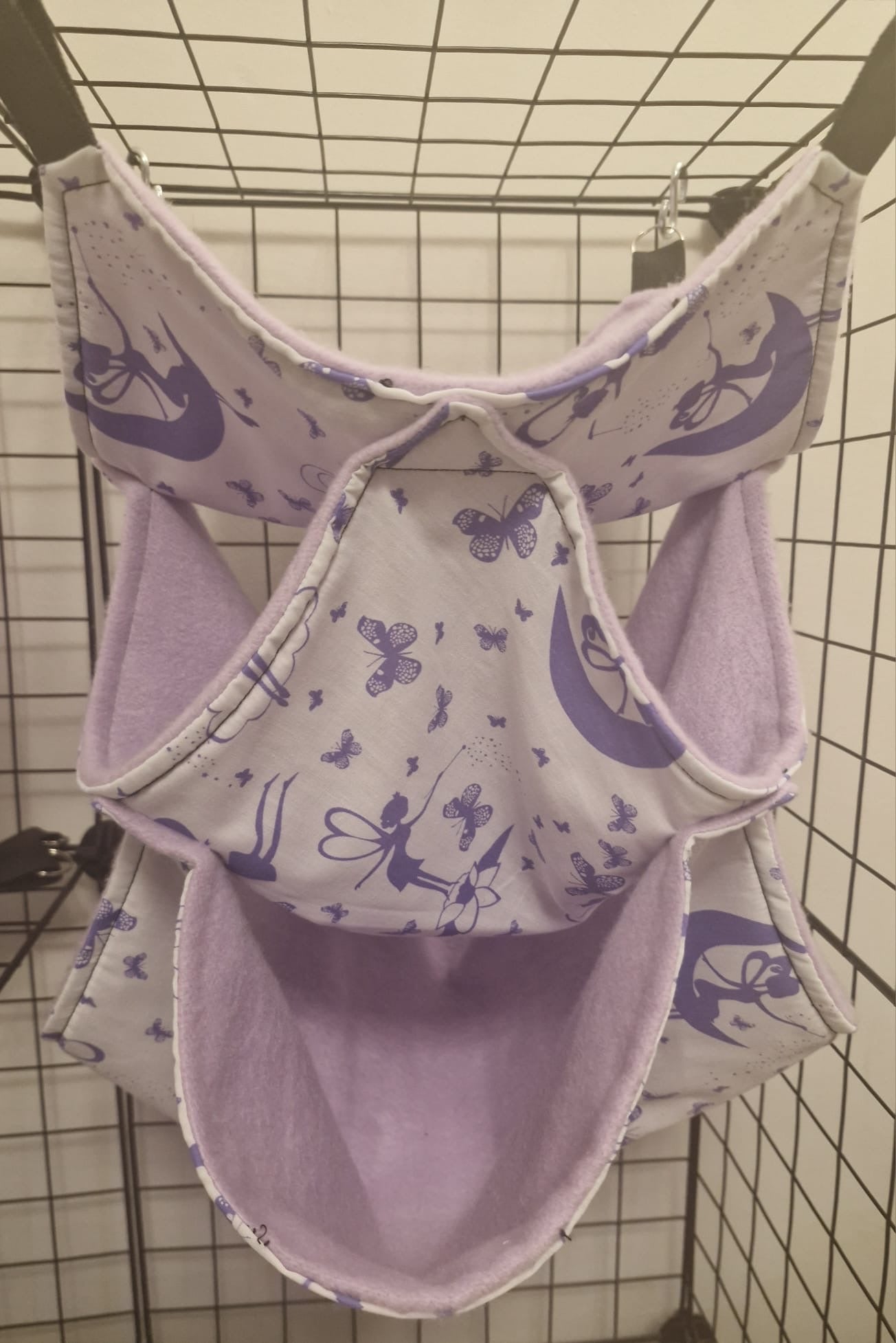 Mischief Made fleece lined Triple Hammock - Lilac Fairy