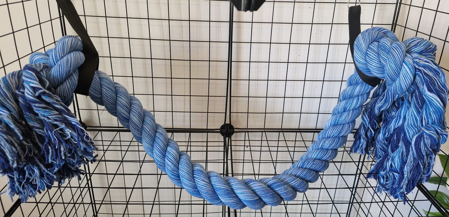 Extra large, heavy duty cage rope. 1.3m long and 5.5cm thick