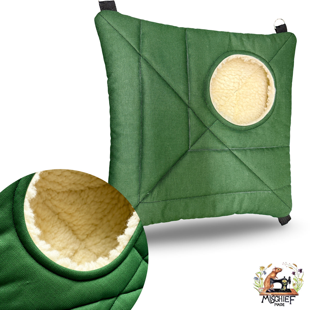 Cosy winter hidey hammock set