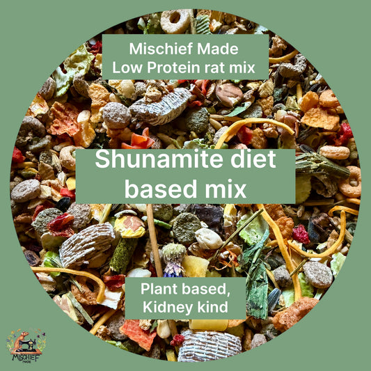 Shunamite Rat Food Mix – Low Protein Kidney Friendly Rat Feed