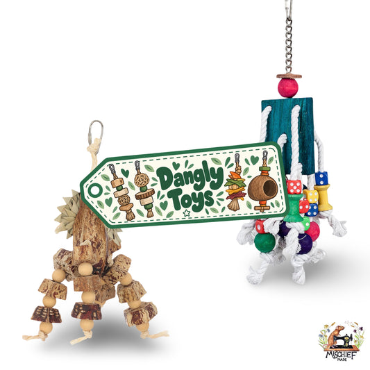 Rat Chew Toys & Hanging Gnaw Toys | Natural Cage Enrichment