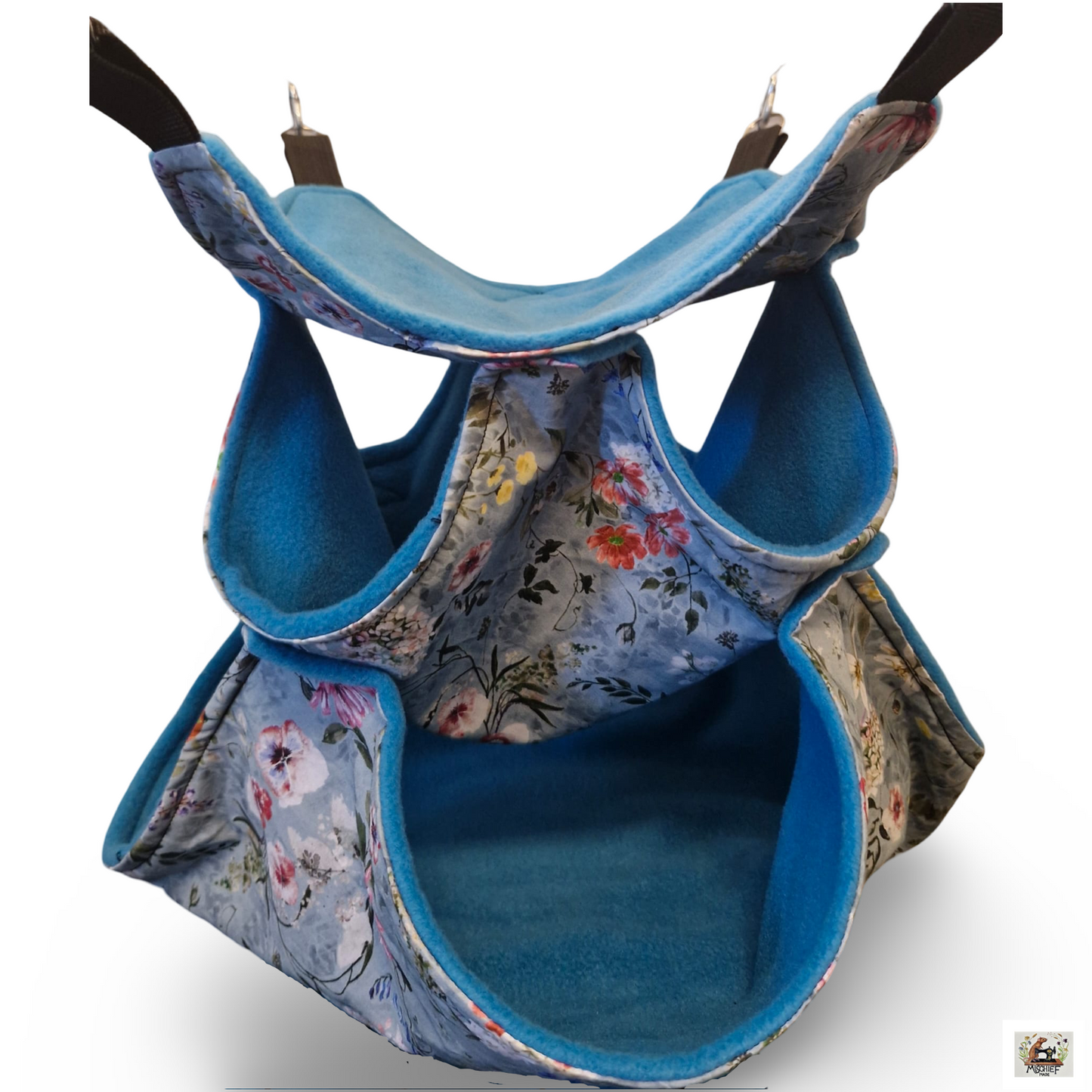 7 piece fleece lined rodent hammock set for rats ferrets chinchillas Duckegg