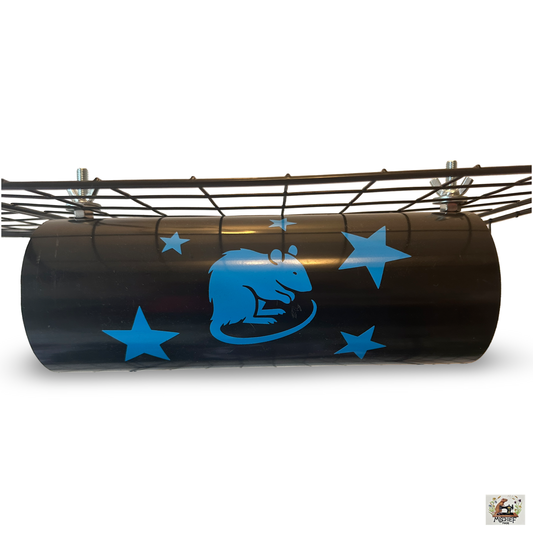 Mischief Made Tunnel with Crouching Rat print