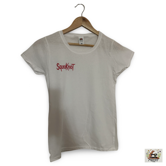 Mischief Made Short Sleeve T-Shirt with Slipknot Parody "SqueaKnot"