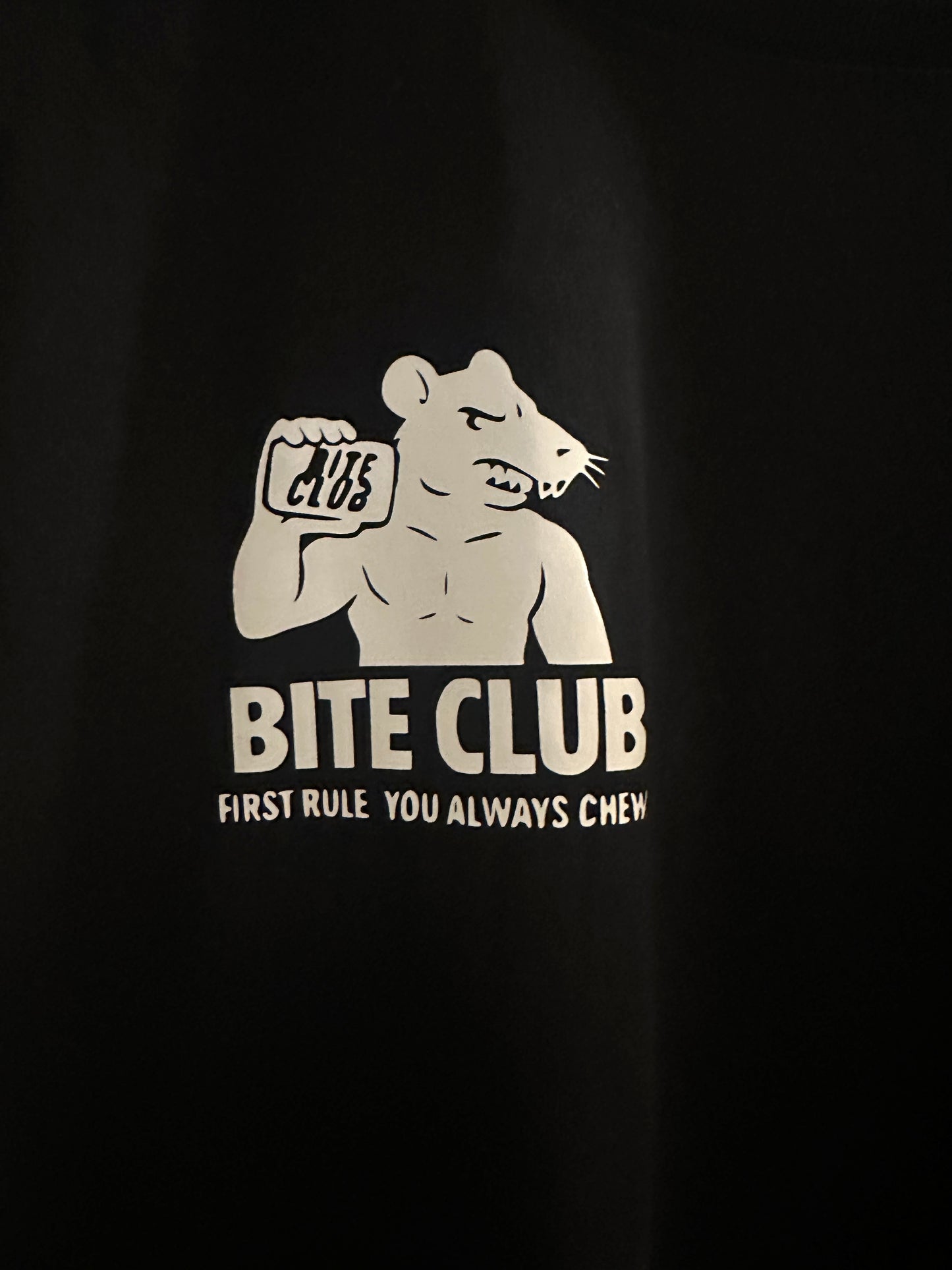 Mischief Made Short Sleeve T-Shirt with "Bite Club" Fight Club parody
