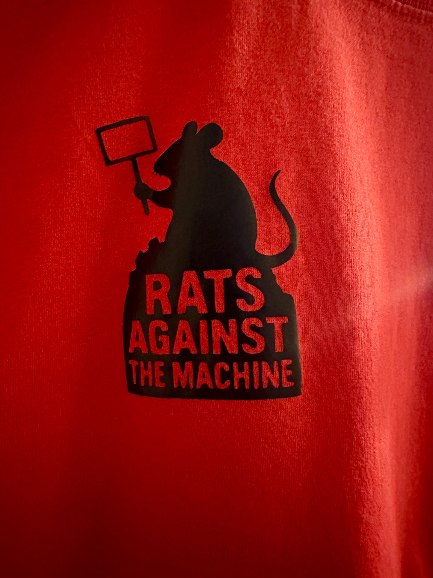 Mischief Made Short Sleeve T-Shirt with "Rats against the Machine" RATM Rage parody