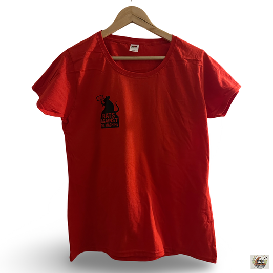 Mischief Made Short Sleeve T-Shirt with "Rats against the Machine" RATM Rage parody