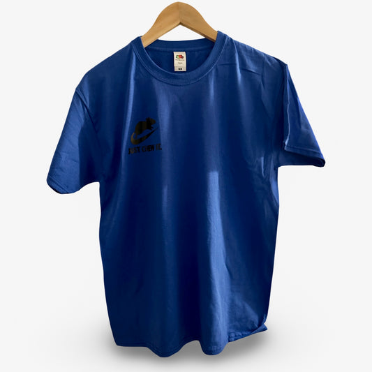 Mischief Made Short Sleeve T-Shirt with "Just Chew It" Nike parody