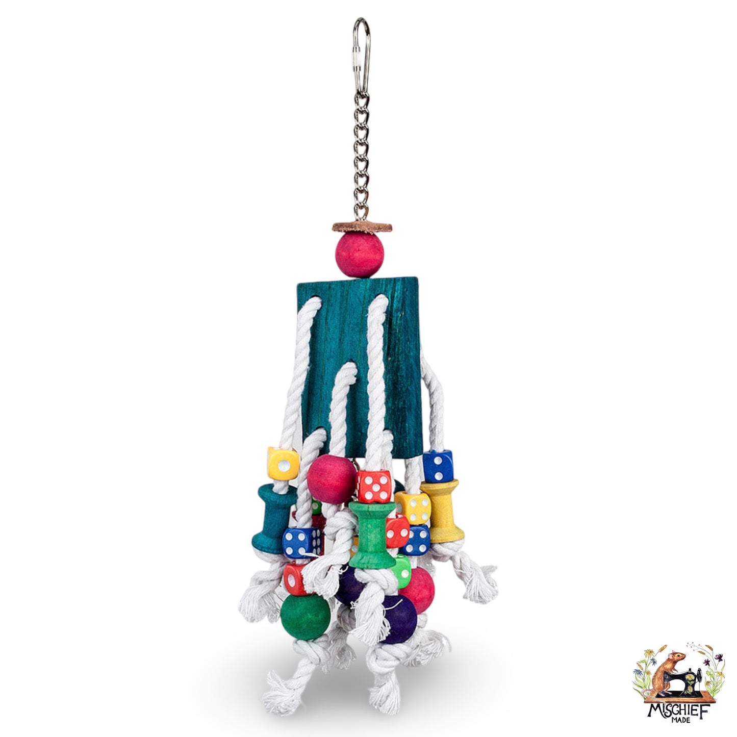 Dangling Dice chew / gnaw toy