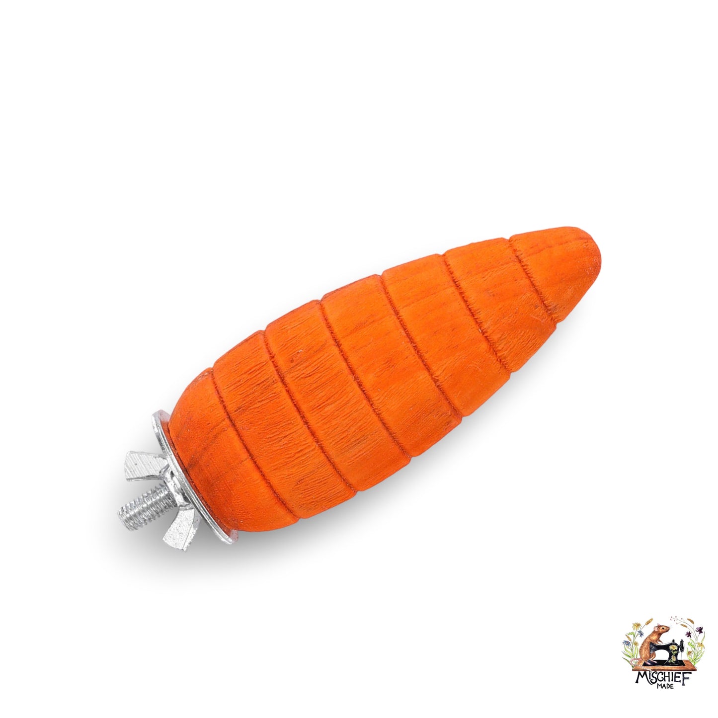 Large carrot chew gnaw toy