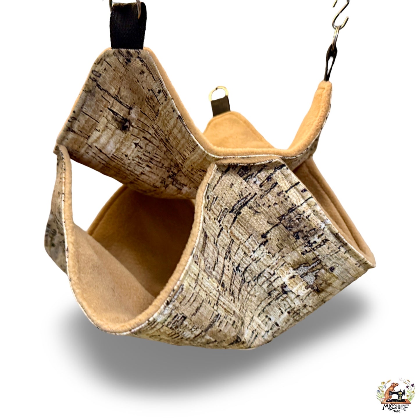 Naturalistic Double Hammock - Wood print