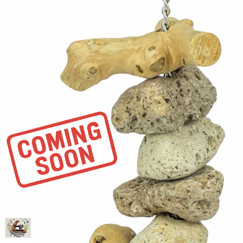 Java Lava chew (Java wood and Lava Stone chew enrichment toy)