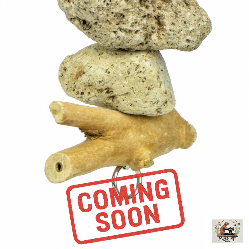 Java Lava chew (Java wood and Lava Stone chew enrichment toy)