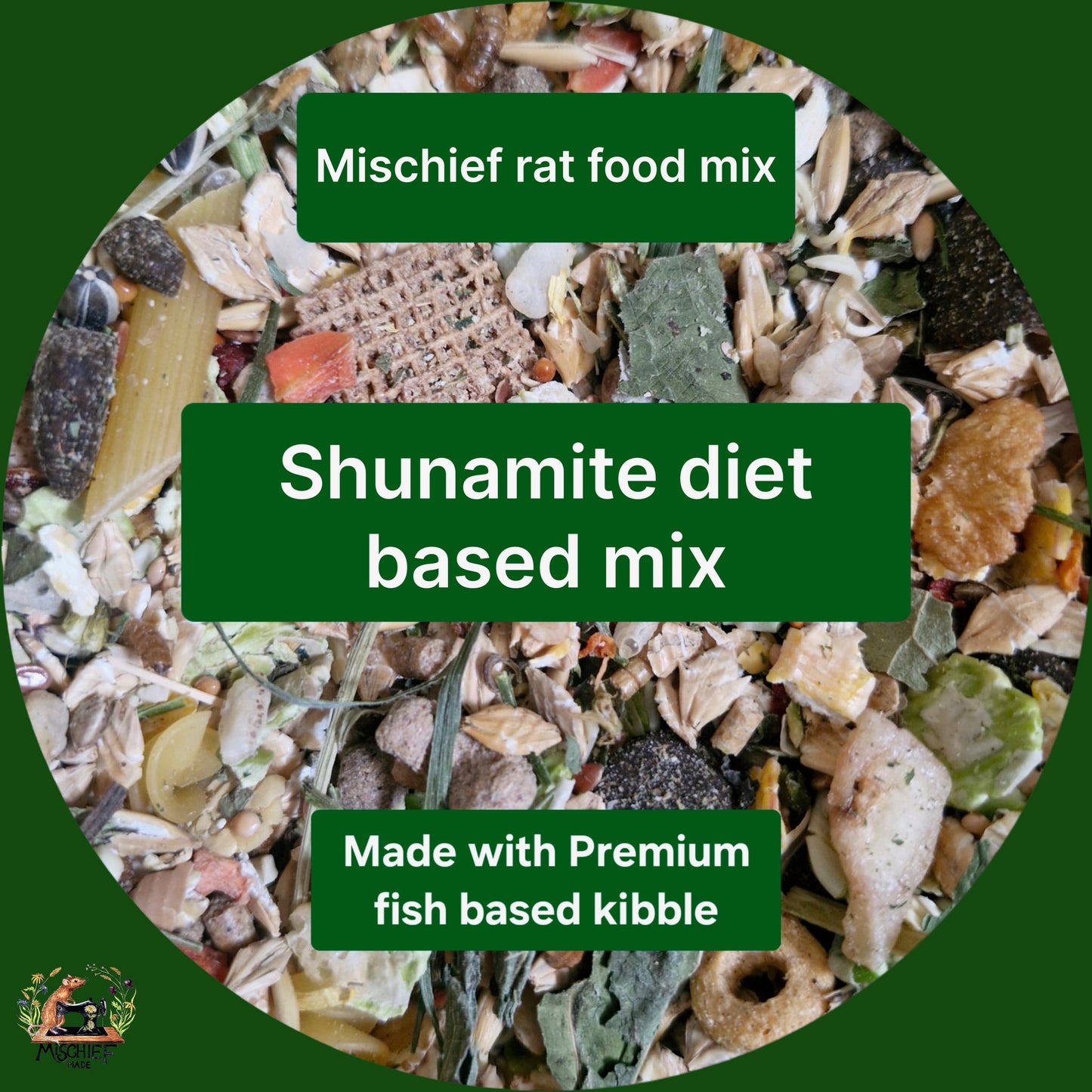 Mischief Made Shunamite Based Rat Feed Mix
