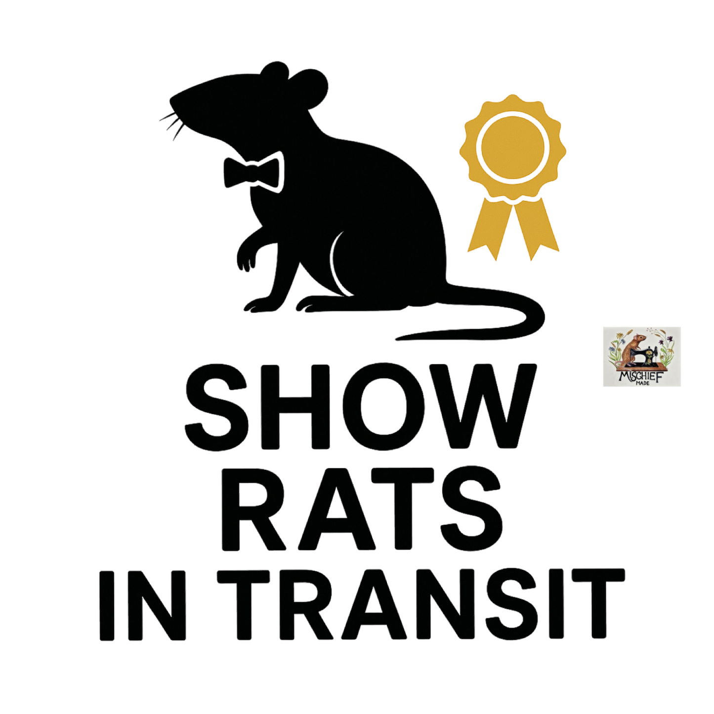 Rat theme car bumper / window sticker collection (Buy 1, get one half price)