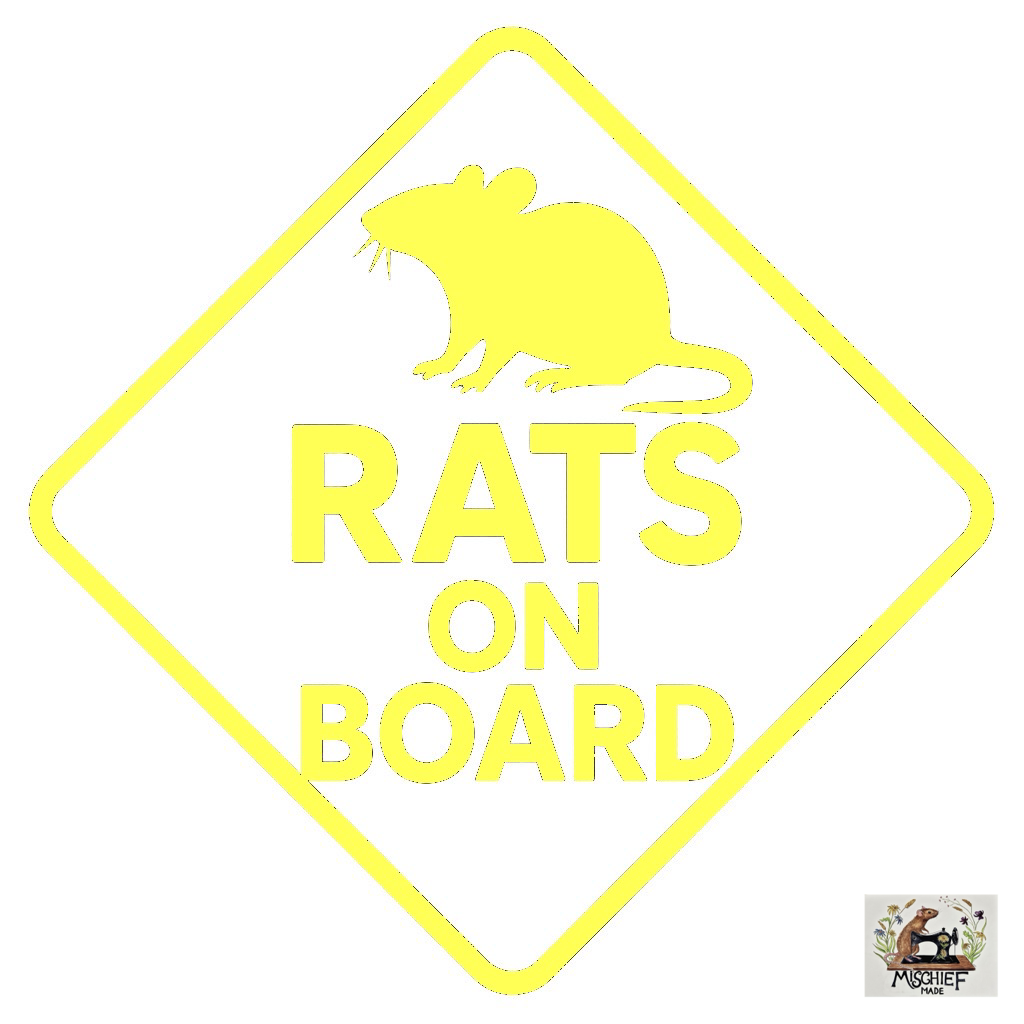 Rat theme car bumper / window sticker collection (Buy 1, get one half price)