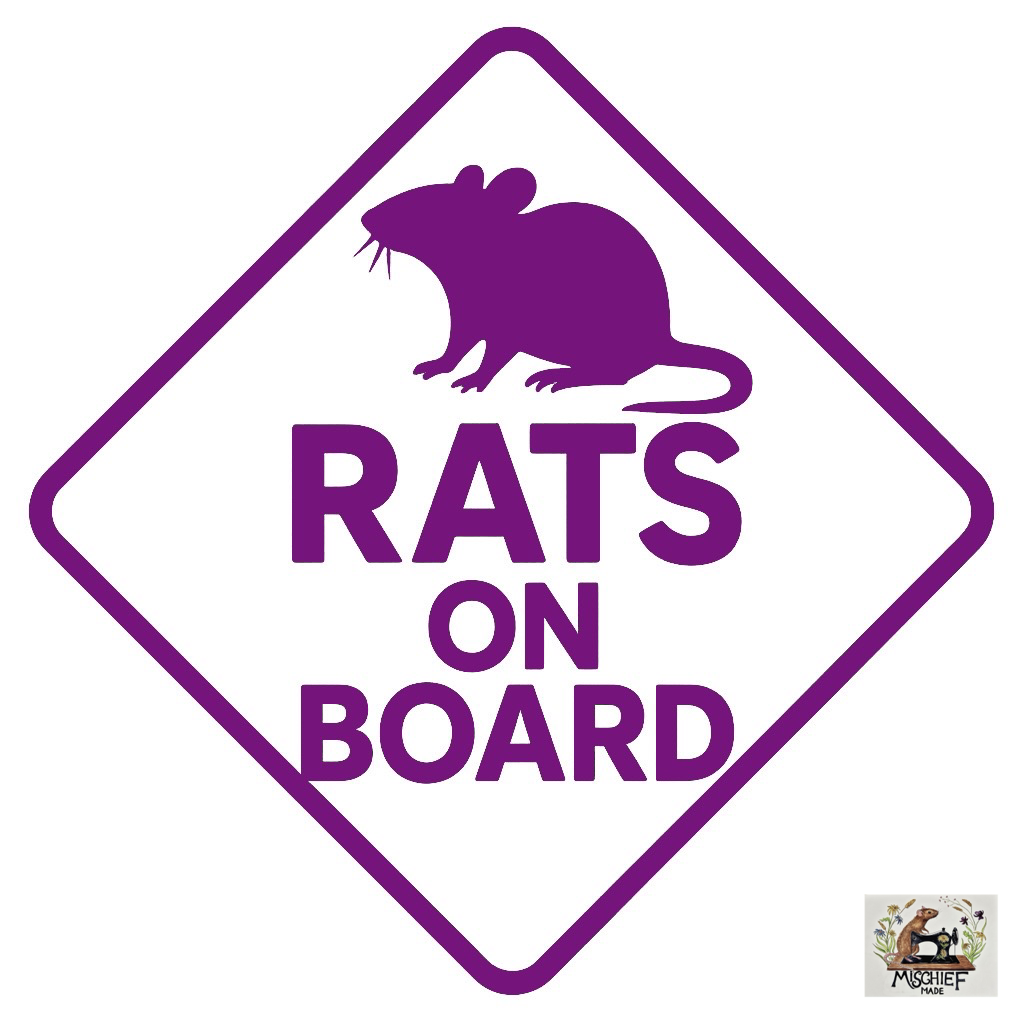 Rat theme car bumper / window sticker collection (Buy 1, get one half price)