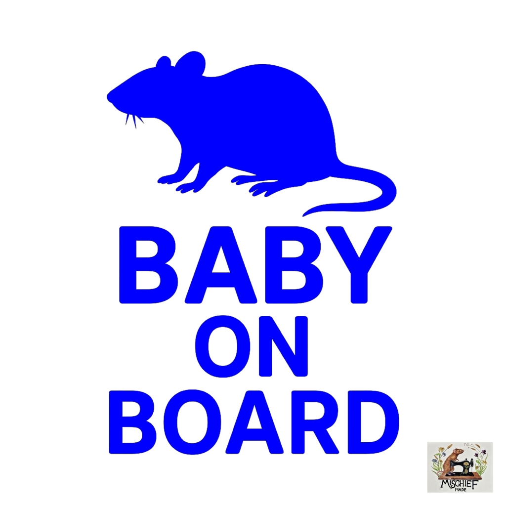 Rat theme car bumper / window sticker collection (Buy 1, get one half price)