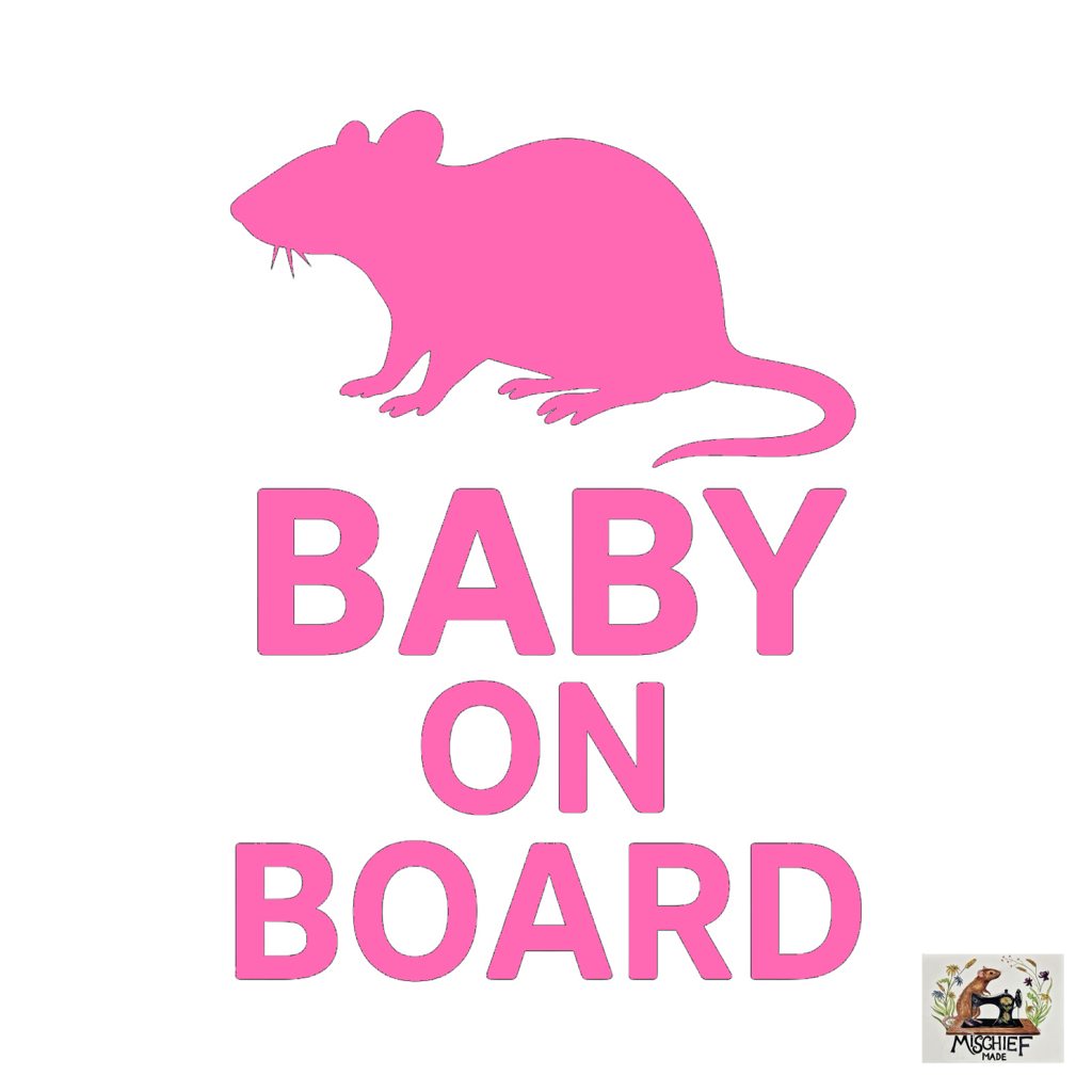 Rat theme car bumper / window sticker collection (Buy 1, get one half price)