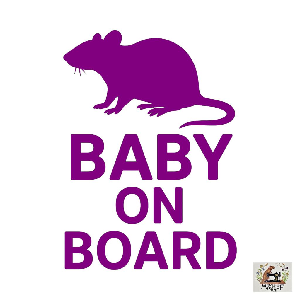 Rat theme car bumper / window sticker collection (Buy 1, get one half price)