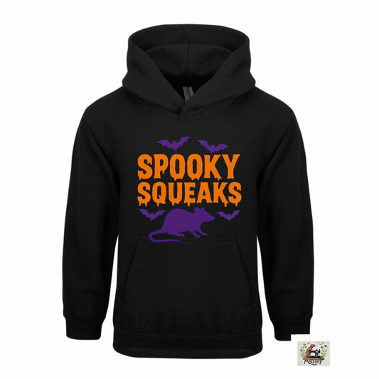 Halloween Hoody Hoodie with Spooky Squeaks Print