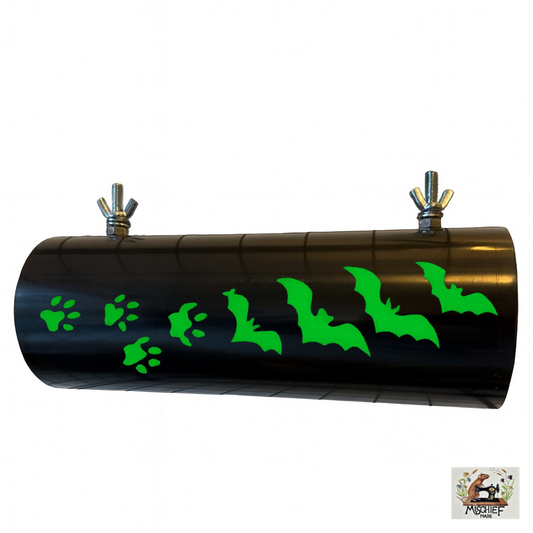 Halloween Tunnel with Pawprint Bats Print