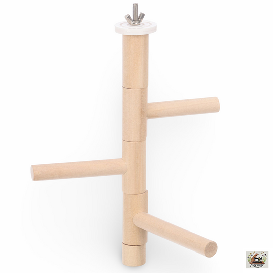 Spiral swivel enrichment climbing aid