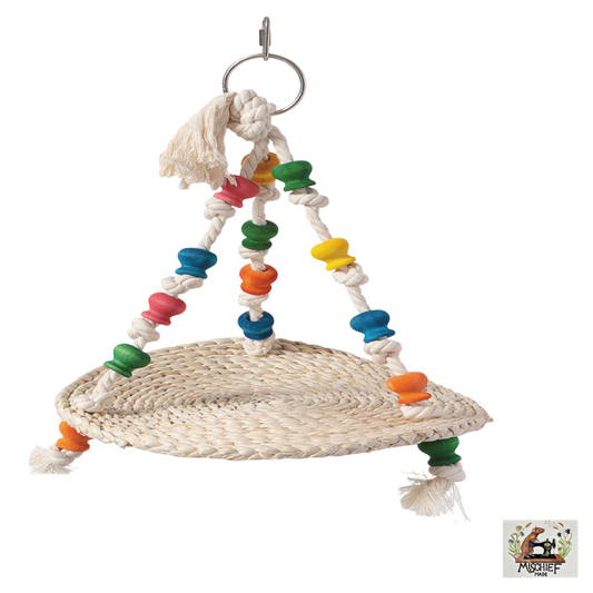 Tripod hanging, large swinging ledge (corn)