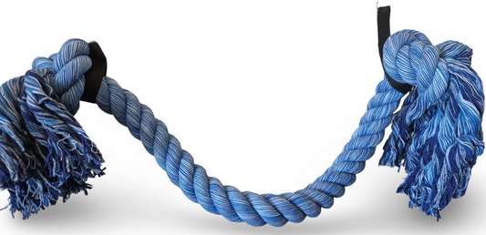 Extra large, heavy duty cage rope. 1.3m long and 5.5cm thick
