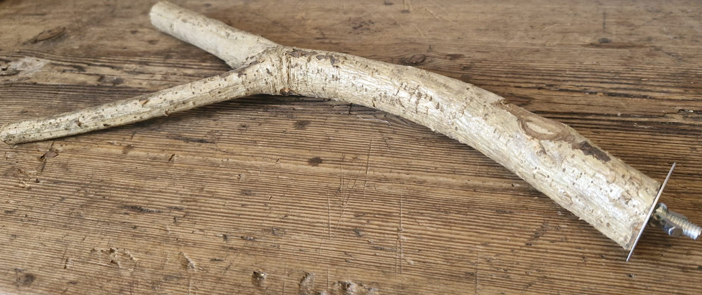 Natural rat safe wooden perch chew item