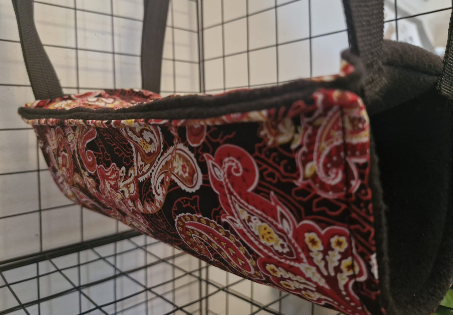 Mischief Made Red Paisley Tube 'n' Cube