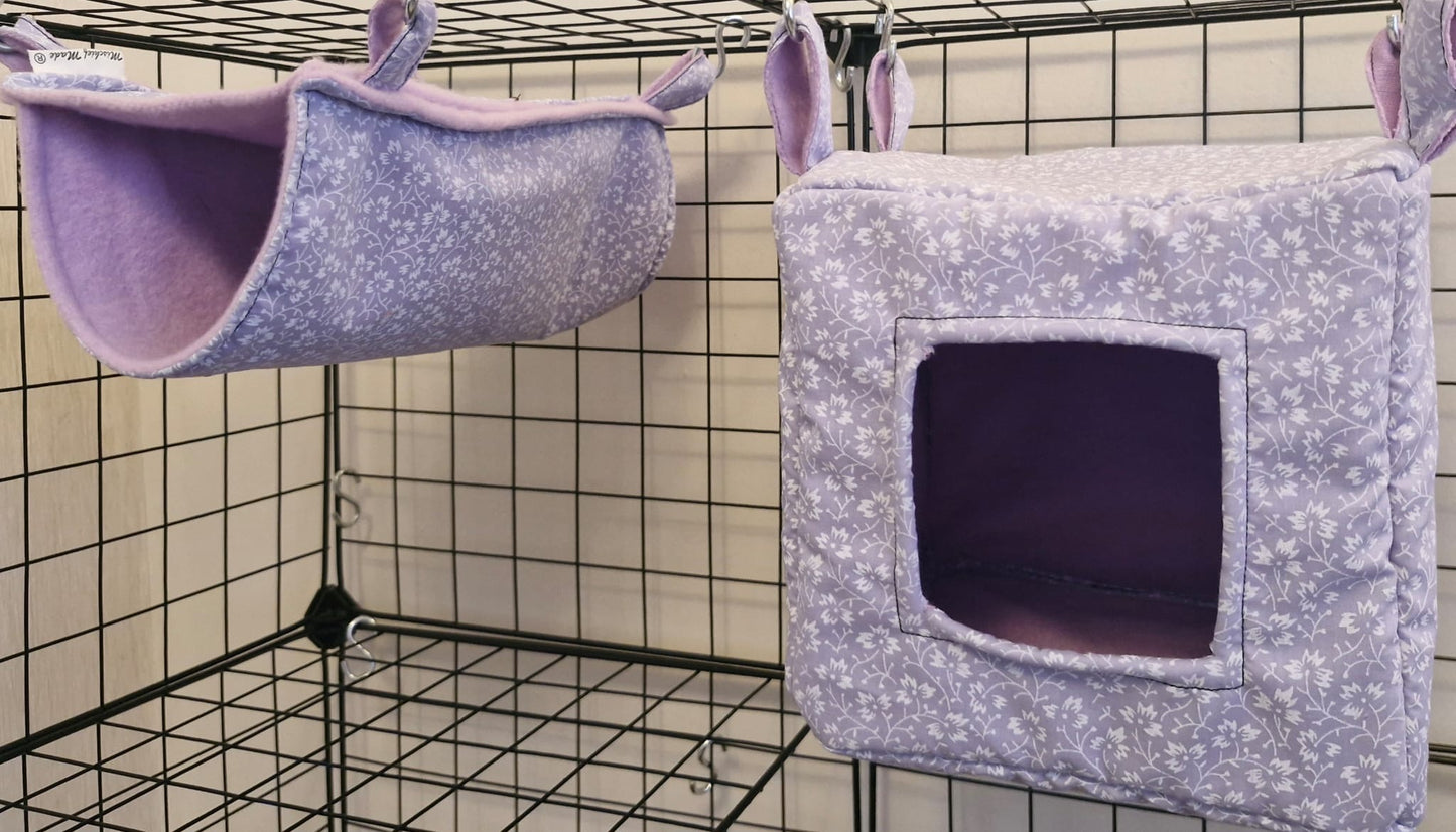 Mischief Made Lilac Floral Tube 'n' Cube