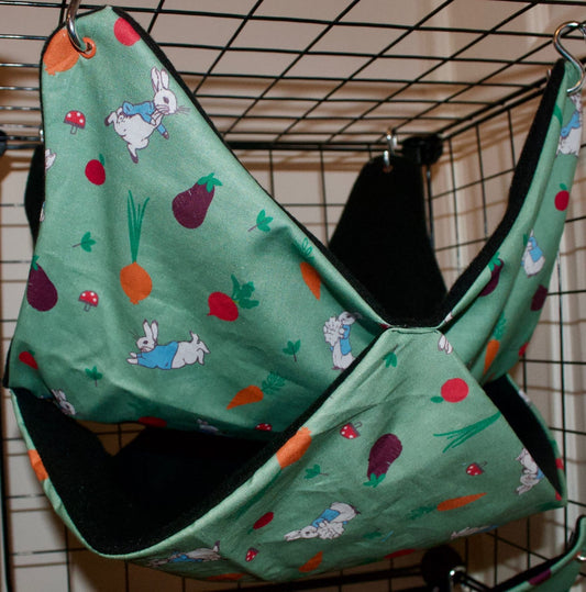 Mischief Made fleece lined double hammock - Peter Rabbit